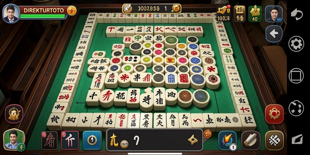 Tampilkan gameplay seru DIREKTURTOTO yang penuh dengan tantangan Mahjong.