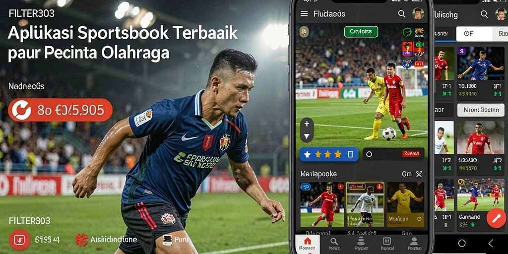 Screenshot dari INTERFACE FILTER303 saat menjalankan taruhan olahraga.
