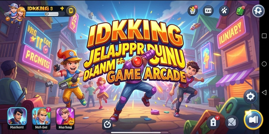 Tampilan gameplay seru dalam IDRKING yang menantang.