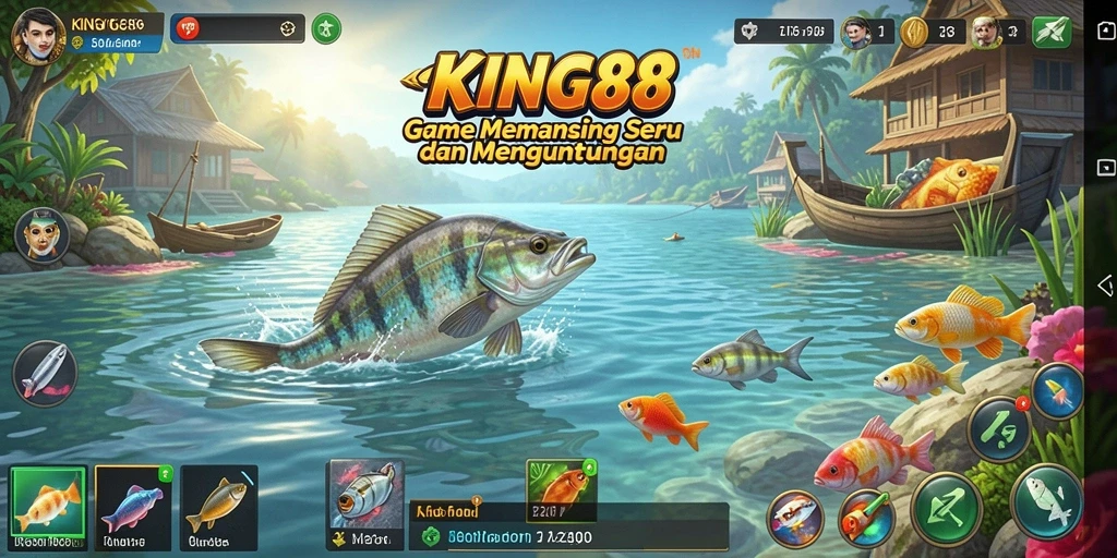 Tangkapan ikan besar dalam gameplay KING88 yang mendebarkan.