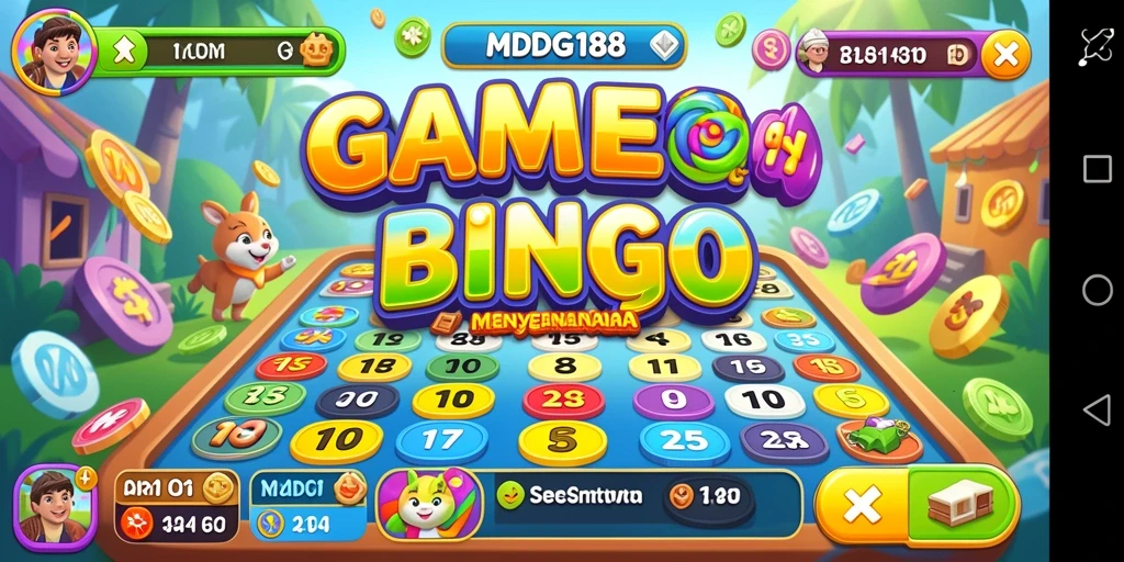 Tampilan gameplay seru di MDG188 dengan banyak pilihan Bingo.