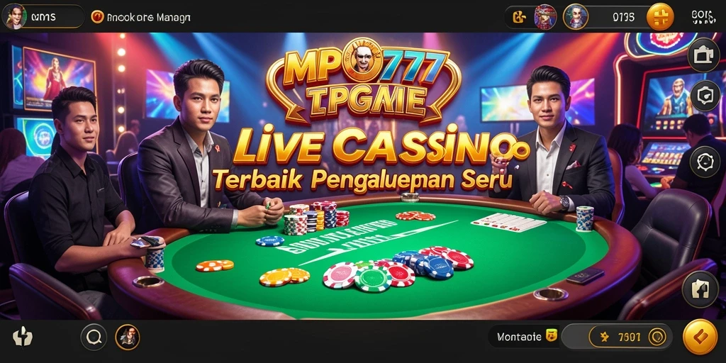 Screenshot gameplay Live Casino MPO777 yang mendebarkan.