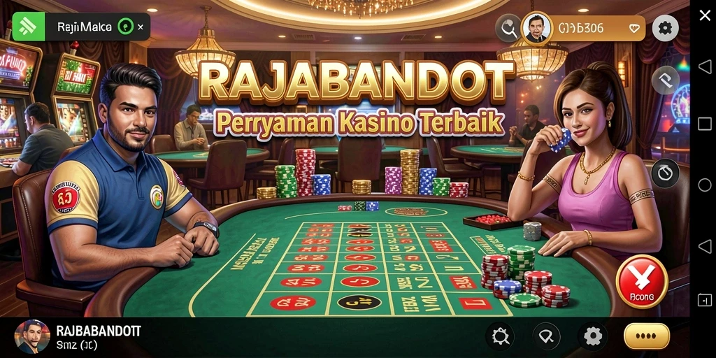 Tampilan menarik dari gameplay Kasino di RAJABANDOT.