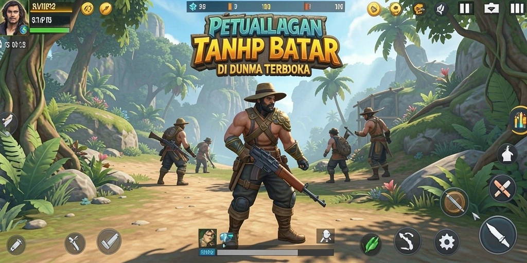 Tangkapan layar gameplay <strong>SVIP2</strong> yang menunjukkan dunia terbuka yang luas dan menarik.