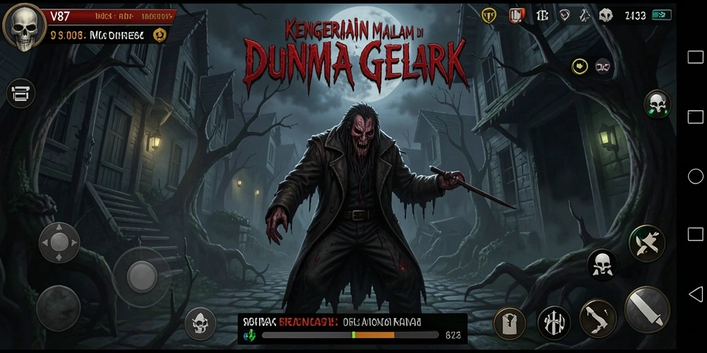 Gameplay menakutkan yang menggugah adrenalin di V87.